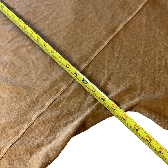 Oversized Poetry Womens Top Hemp & Cotton Blend Loose Fit Tan Color 12 L Boxy - Picture 8 of 9